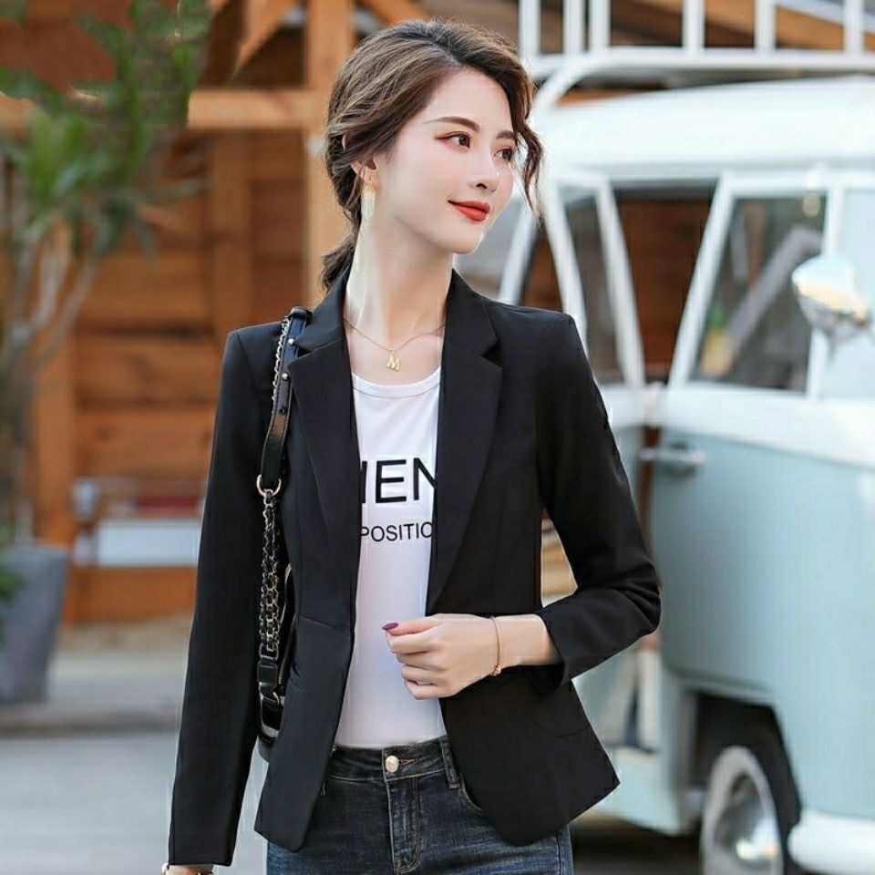 Áo khoác phù hợp với người nổi tiếng lưới mới thời trang Hàn Quốc giản dị ngắn mỏng phù hợp với xu hướng hàng đầu