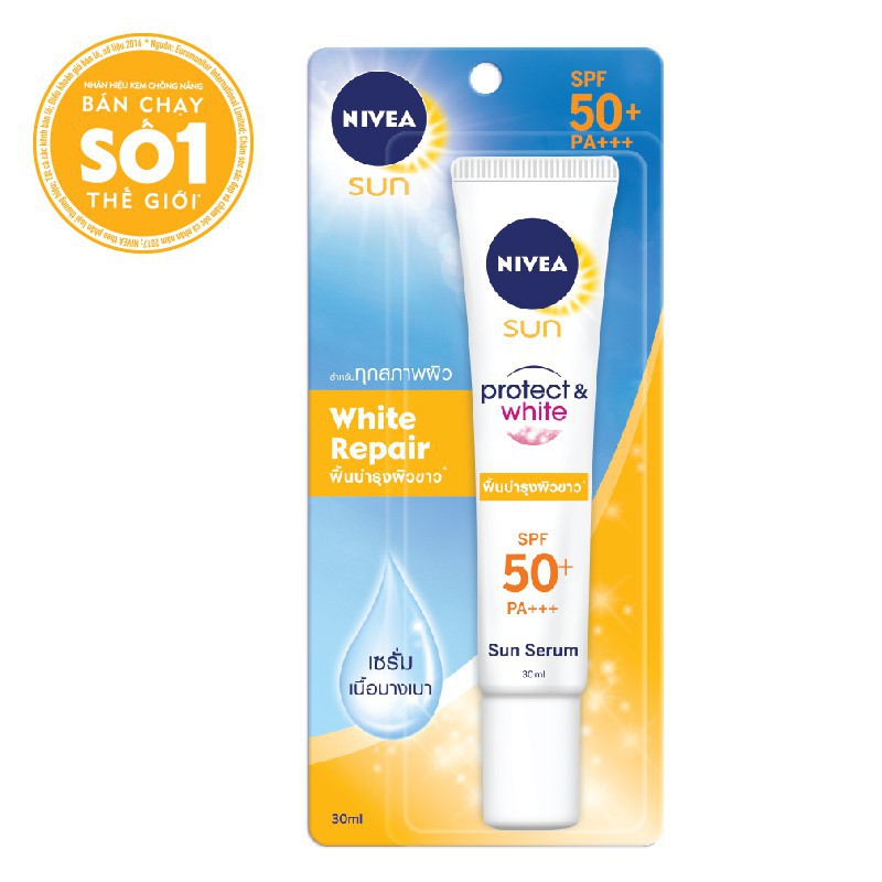 Tinh chất chống nắng và dưỡng trắng Nivea SFP50+ PA+++ (30ml) - 86016