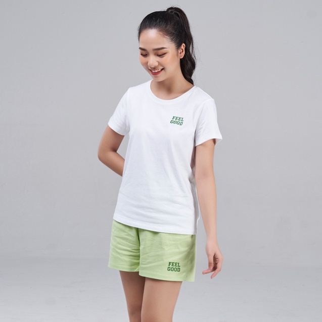 Bộ đồ nữ YODY in hình Look Good - Feel Good thoải mái thấm hút mồ hôi - BDN5068