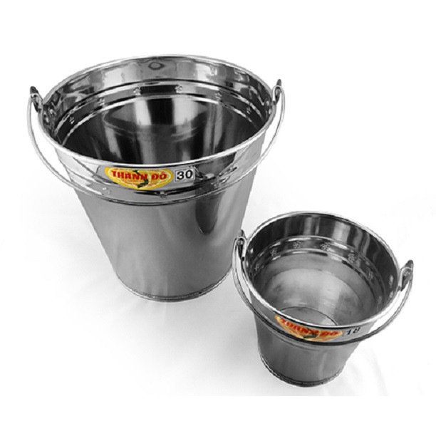 Xô Đá Inox Cao Cấp Thành Đô size từ 18cm - 34cm