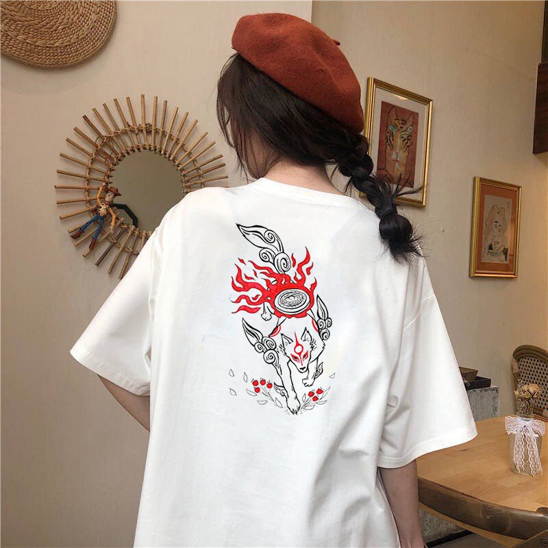 Áo thun form rộng tay lỡ Nhật Bản đẹp độc lạ vải dày mịn 2020T2328