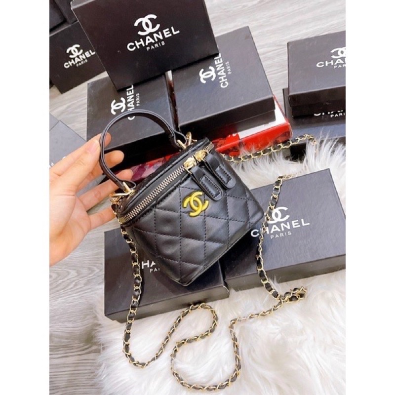 Túi Xách Nữ Mini Trần Trám, Túi Cốp Nữ Đeo Chéo Chan.el