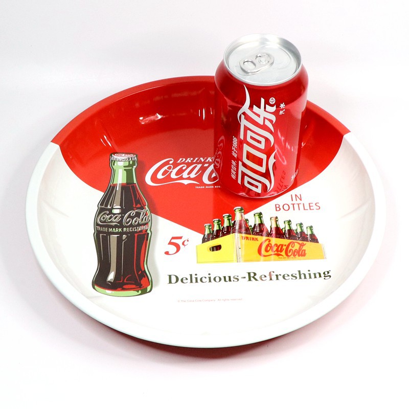 Coca Cola Phụ Kiện Trang Trí Quán Bar / Cà Phê / Nhà Hàng Bằng Sắt Hình Coca Cola Độc Đáo