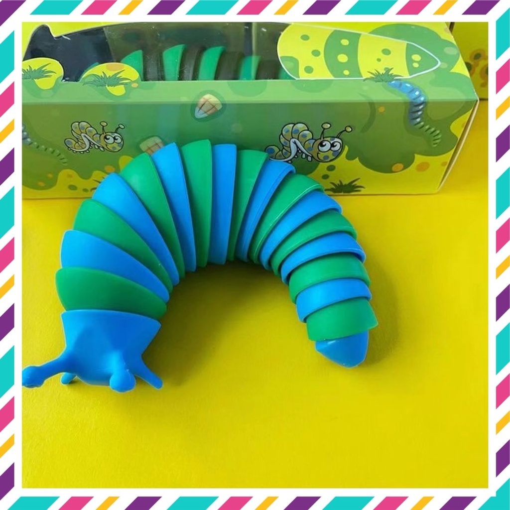 Đồ chơi Sâu hot, đồ chơi giải stress, con sâu thần tài, đồ chơi con sâu Larva vui nhộn - Nhíp Shop
