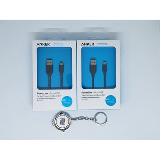 Cáp sạc ANKER PowerLine Micro USB Dài 1.8m - mã A8133 [Tem Anker VN]
