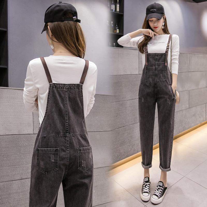 Quần Yếm Jeans Phong Cách Hàn Quốc Thời Trang Cho Nữ Size S-3Xl | BigBuy360 - bigbuy360.vn