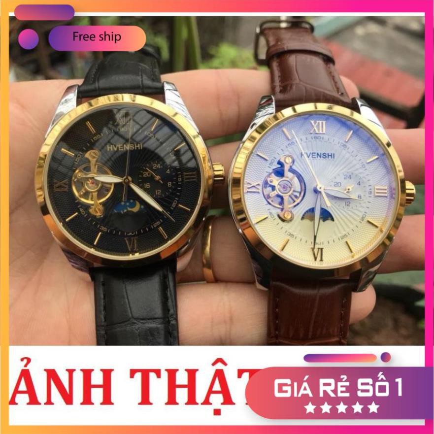 ĐỒNG HỒ NAM AUTOMATIC CHÍNH HÃNG  DÂY DA CAO CẤP TẶNG KÈM VÒNG ĐEO TAY TỲ HƯU ĐẸP GIÁ RẺ#ZIPYStore