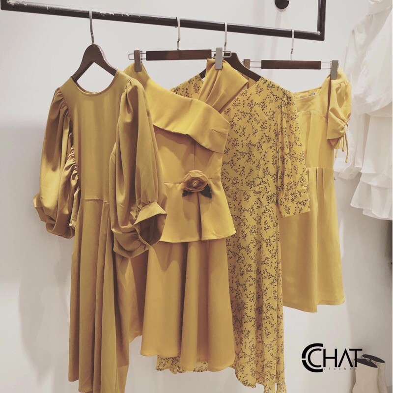 Pass đầm CChat Clothes new tag( M)
