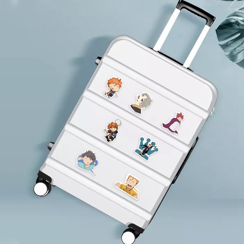 Set 52 Miếng Dán Họa Tiết Haikyuu Độc Đáo Dùng Để Trang Trí Ô Tô / Laptop