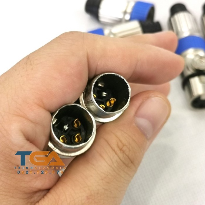 Jack rắc Canon chân đồng