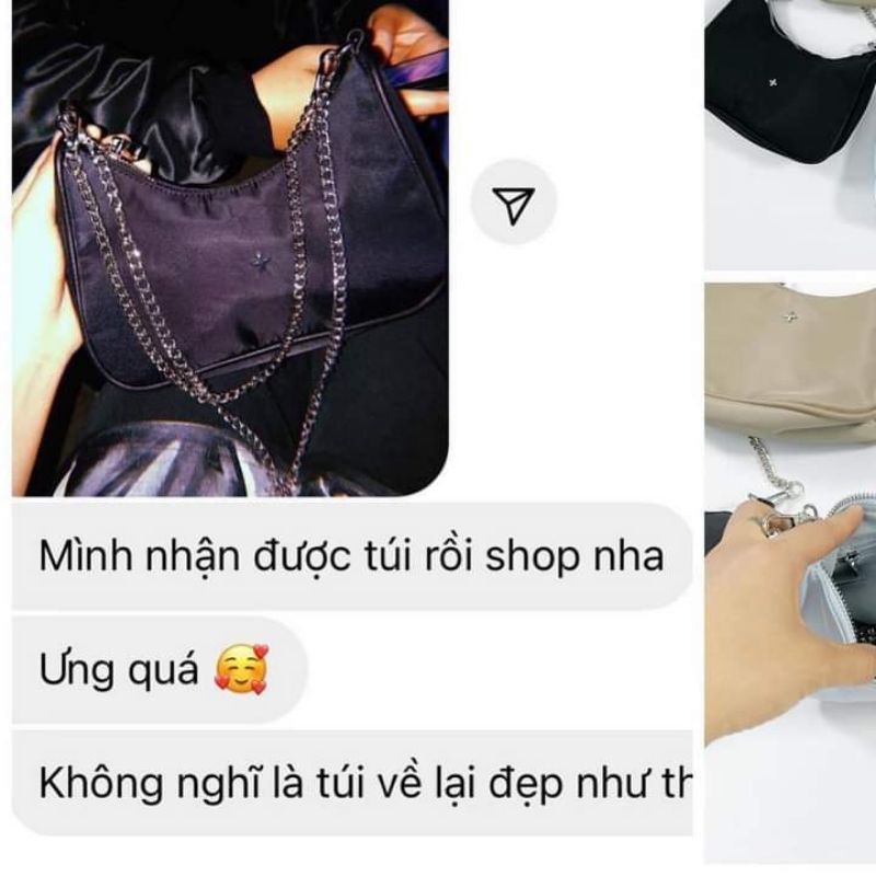 TÚI XÁCH PETA KẸP NÁCH , ĐEO CHÉO | VẢI DÙ