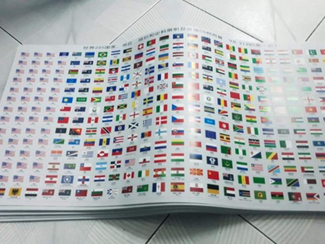 [FREESHIP XTRA] Bộ Quốc Kỳ Các Nước Trên Thế Giới (259 lá cờ) - Văn Phòng Phẩm Sáng Tạo
