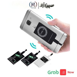 Miếng Dán Hỗ Trợ Sạc ko dây Chuẩn Qi Đầu Android/Type-C/ip