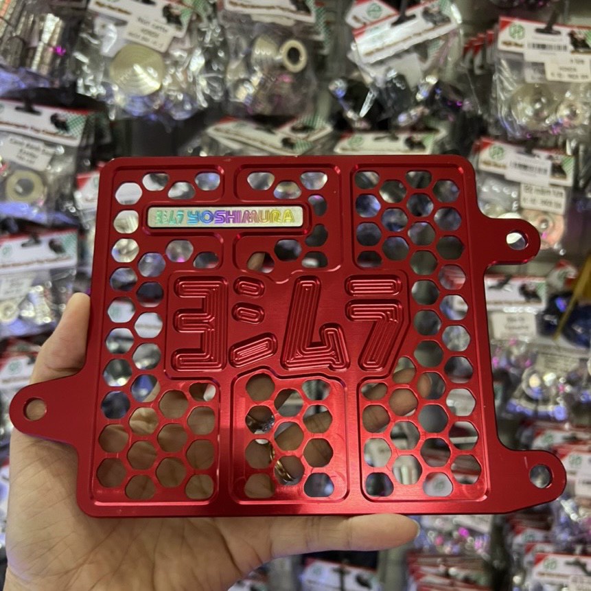 Che két nước Vario, Click, AB, Sh mode, SHVN nhôm cnc mẫu Yoshimura (không kèm ốc)