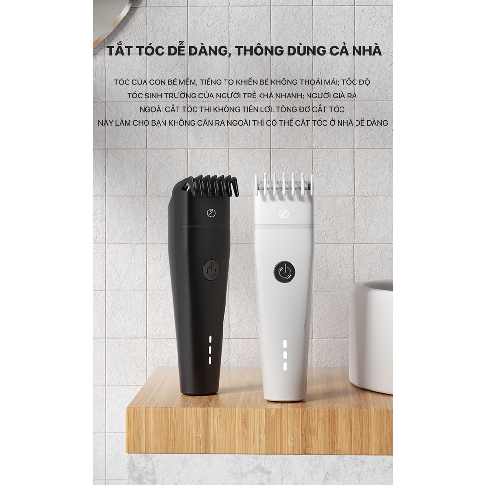 Tông đơ cắt tóc chuyên nghiệp Xiaomi Enchen Boost 2 với thiết kế cao cấp nhỏ gọn tiện lợi dành cho gia đình