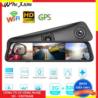 Sản phẩm  Camera hành trình 360 độ gắn gương ô tô, thương hiệu cao cấp Whexune - Mã sản phẩm K960. Bảo hành 12 tháng.