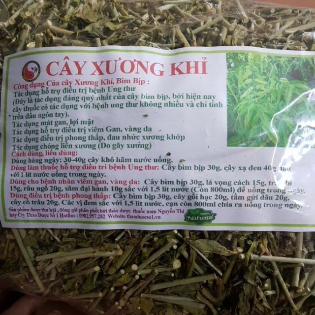 1kg Cây Xương Khỉ (cây bìm bịp) phơi khô hàng loại 1 GT119