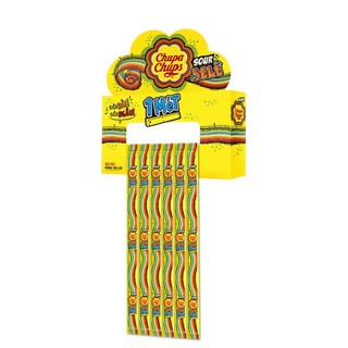 Kẹo Dẻo Cầu Vòng Dây Treo Chupa Chups Sour Belt ( 64 Thanh)