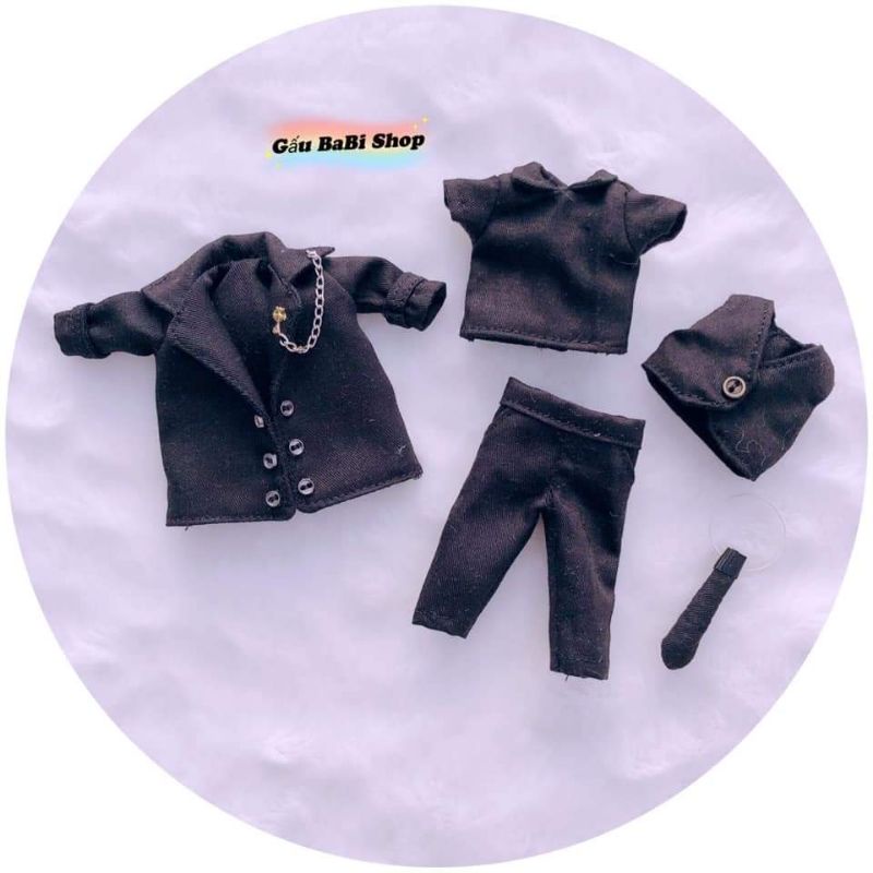 Set quần áo cho búp bê size ob11, ddf, 1/8 bjd, baboliy, bru, animator