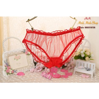 Quần lót voan siêu mỏng xuyên thấu cực sexy QLS032