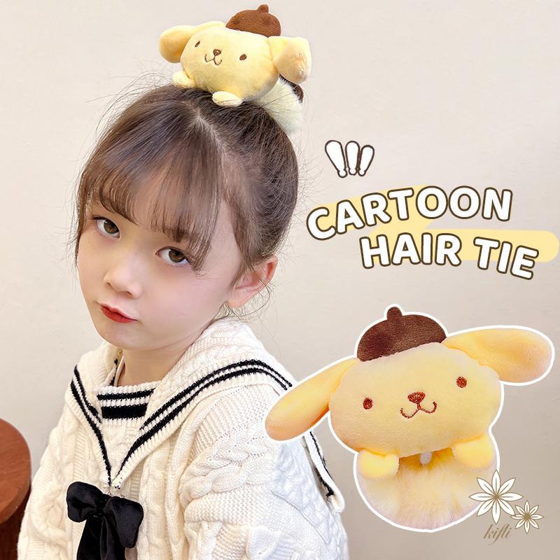 Hàng Mới Về Dây Buộc Tóc Đính Búp Bê Hoạt Hình Sanrio Dễ Thương Thời Trang Thu Đông Cho Nữ