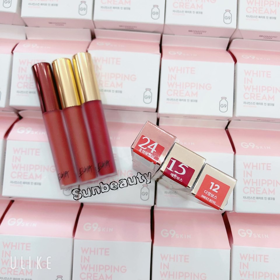 ( Chính Hãng ) Son Kem Bbia Last Velvet Lip Tint #15 Đỏ Hồng