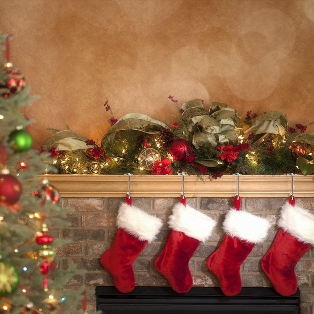 Móc Treo Vớ Giáng Sinh Bằng Hợp Kim Kẽm Nhỏ Gọn Tiện Lợi