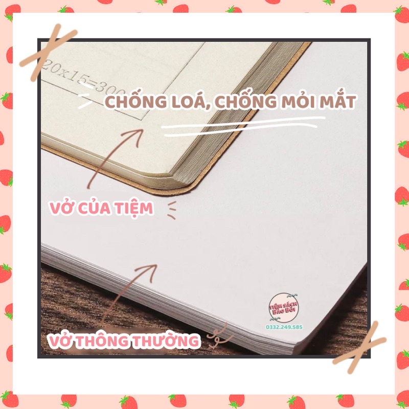 Vở kẻ ô vuông luyện viết tiếng Trung Hàn Nhật, tập viết chữ Hán