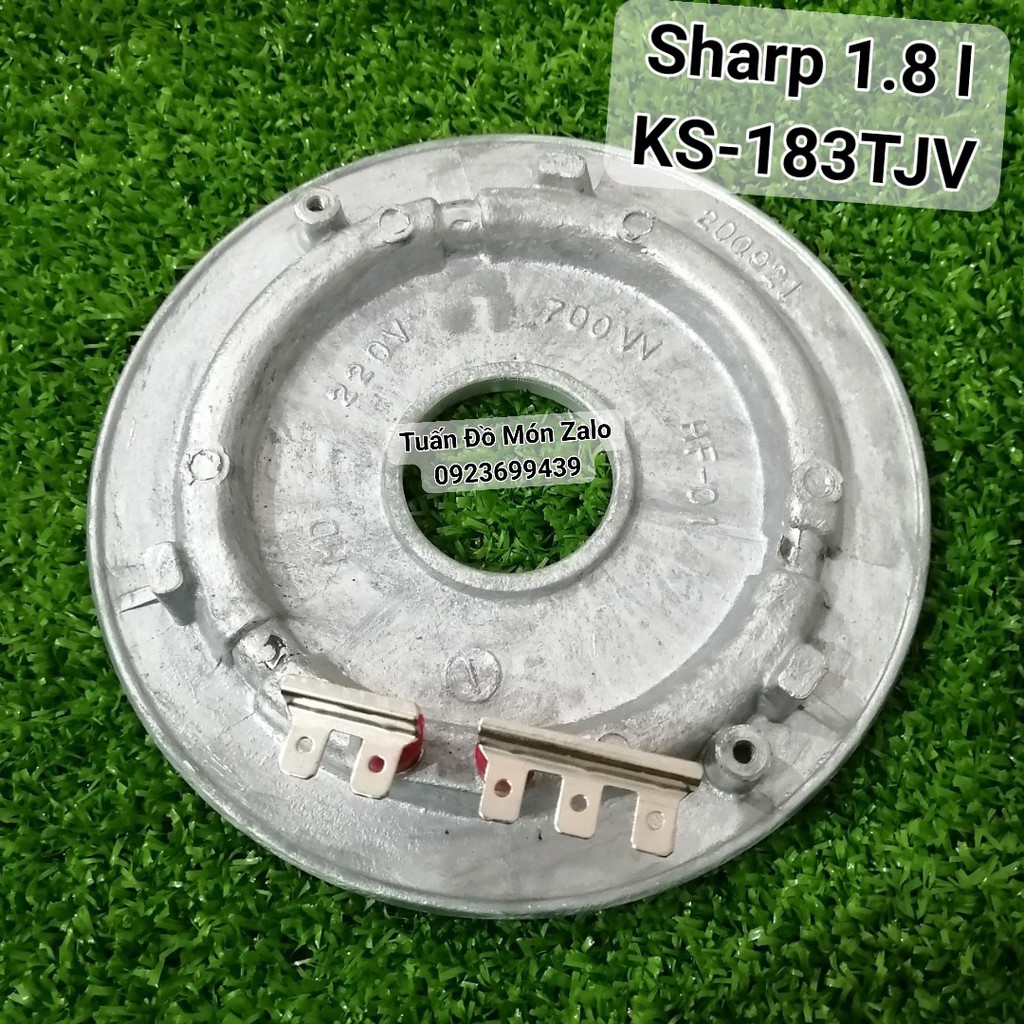 Mâm Nhiệt Nồi cơm điện nắp gài Sharp 1.8 lít KS-183TJV-CH phụ tùng linh kiện chính hãng