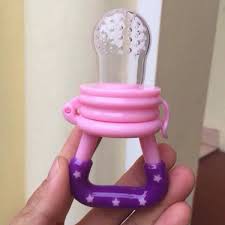 Núm Nhai Ăn Dặm Cho Bé Chống Hóc - Túi Nhai Silicon