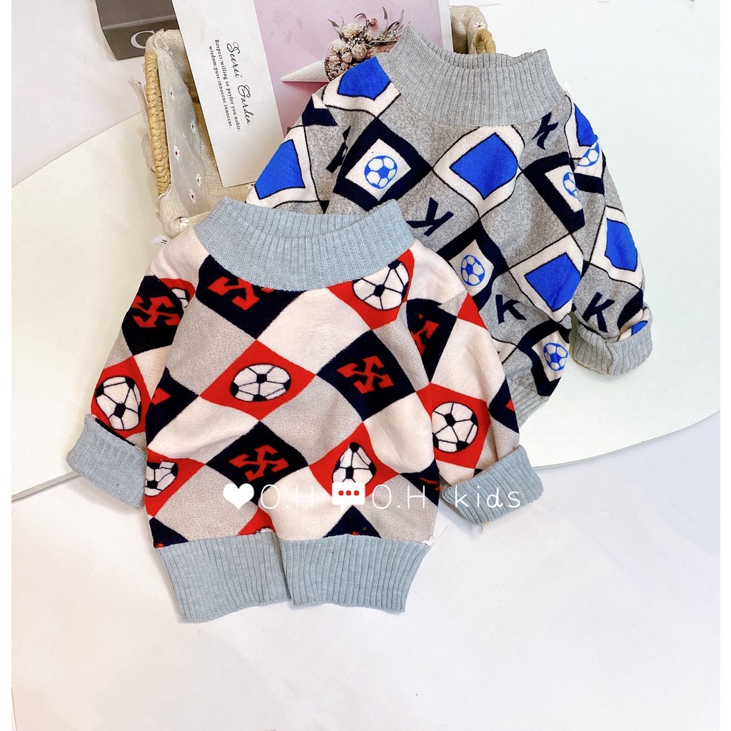 Áo nhung lông hàng Quảng Châu cho bé trai, bé gái