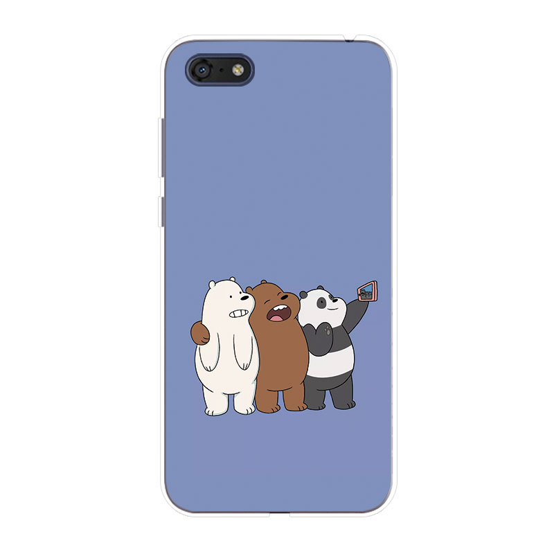 Ốp Lưng TPU Mềm Huawei Y3 Y5 2017 Prime 2018 2019 Y5 ii  Three Bare Bears 3