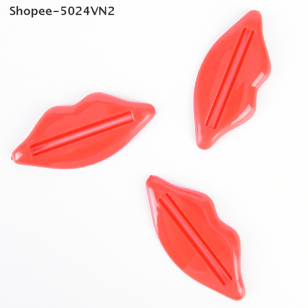 [&amp; Home &amp; living &amp;] Bộ 3 Dụng Cụ Nặn Kem Đánh Răng Hình Miệng