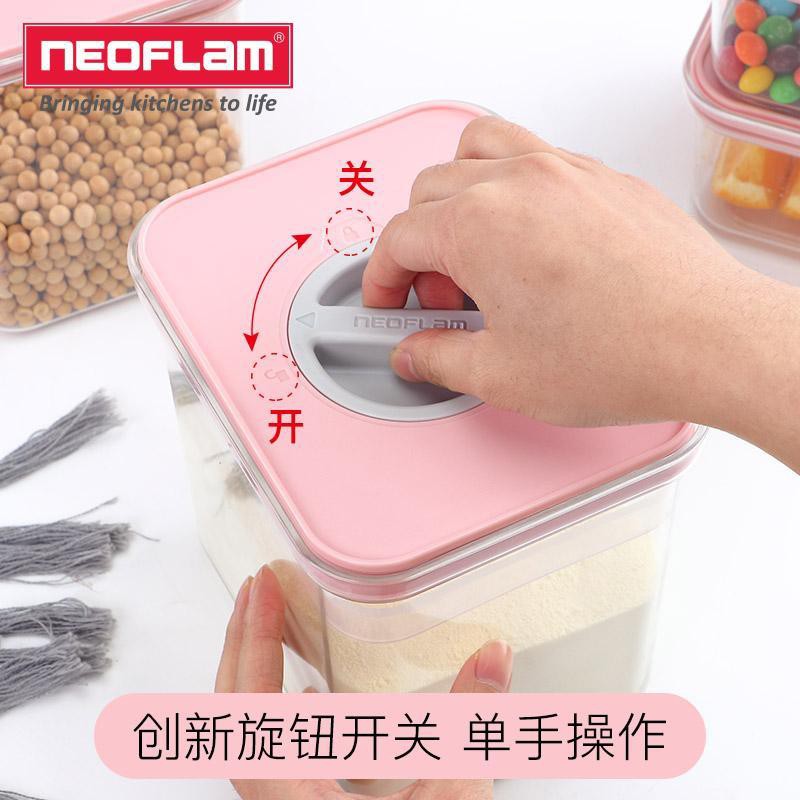 Neoflam Hộp Đựng Sữa Em Bé Cỡ Lớn Có Nắp Đậy Chống Ẩm Mốc Tiện Dụng