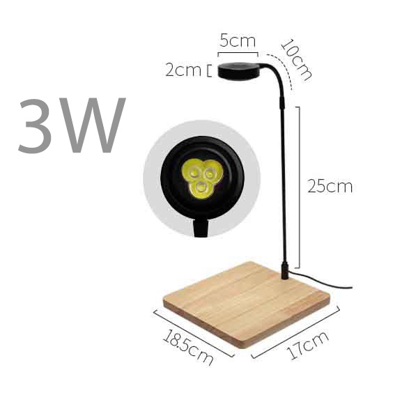 Đèn đế gỗ cao cấp 3w/5w/5W RGB/7w/7w RGB/7w_1m/9w_1m/12WRGB_1m