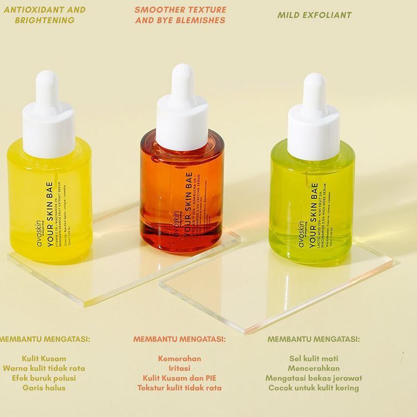 Freeongkir|R-1285||Serum NIACINAMIDE AZECLAIR 10% + Composcha 3% + NIACINAMIDE 2.5% Avoskin YOUR SKIN | BigBuy360 - bigbuy360.vn