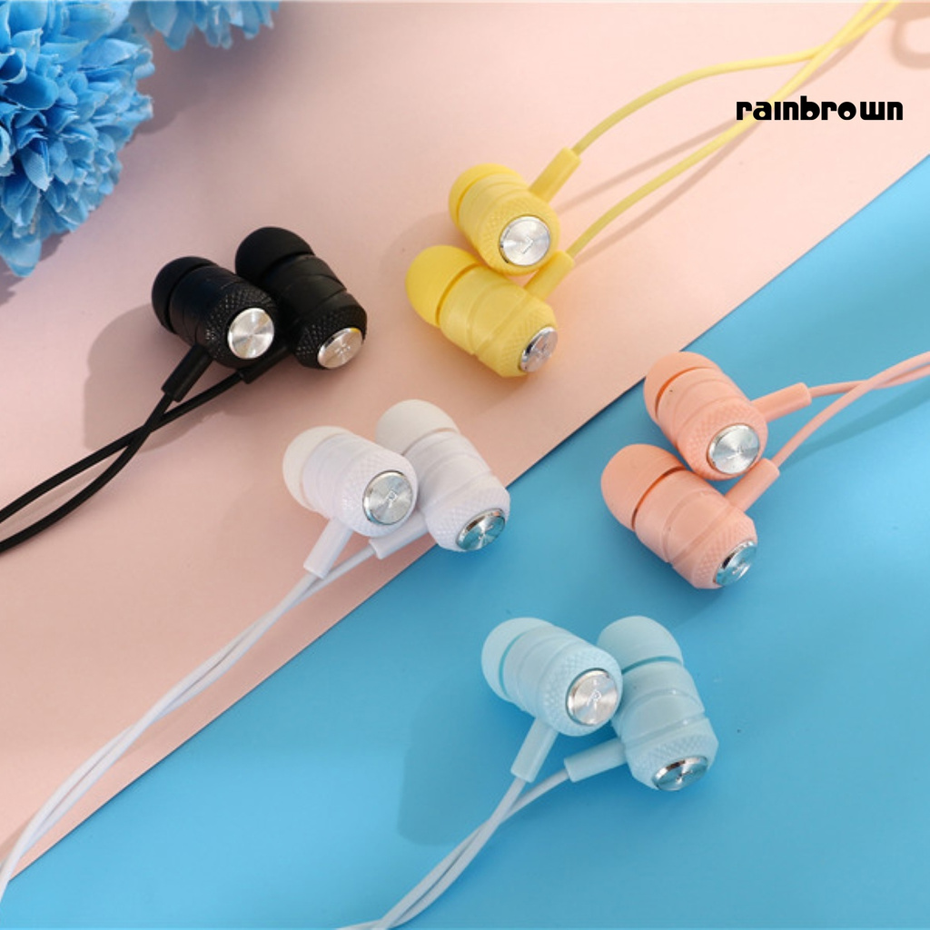 /REJ/ Universal In-ear Cord Music Subwoofer Earphone for Smart Phone Computer Tablet