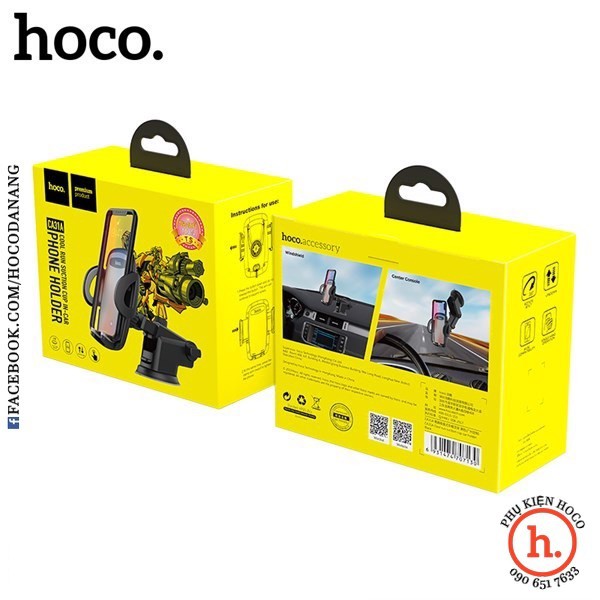 GIÁ ĐỠ ĐIỆN THOẠI TRÊN XE HƠI/ Ô TÔ NHỰA PC CAO CẤP HOCO CA31A [PHỤ KIỆN HOCO]