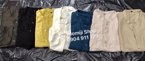 Áo đũi nam cổ tàu
