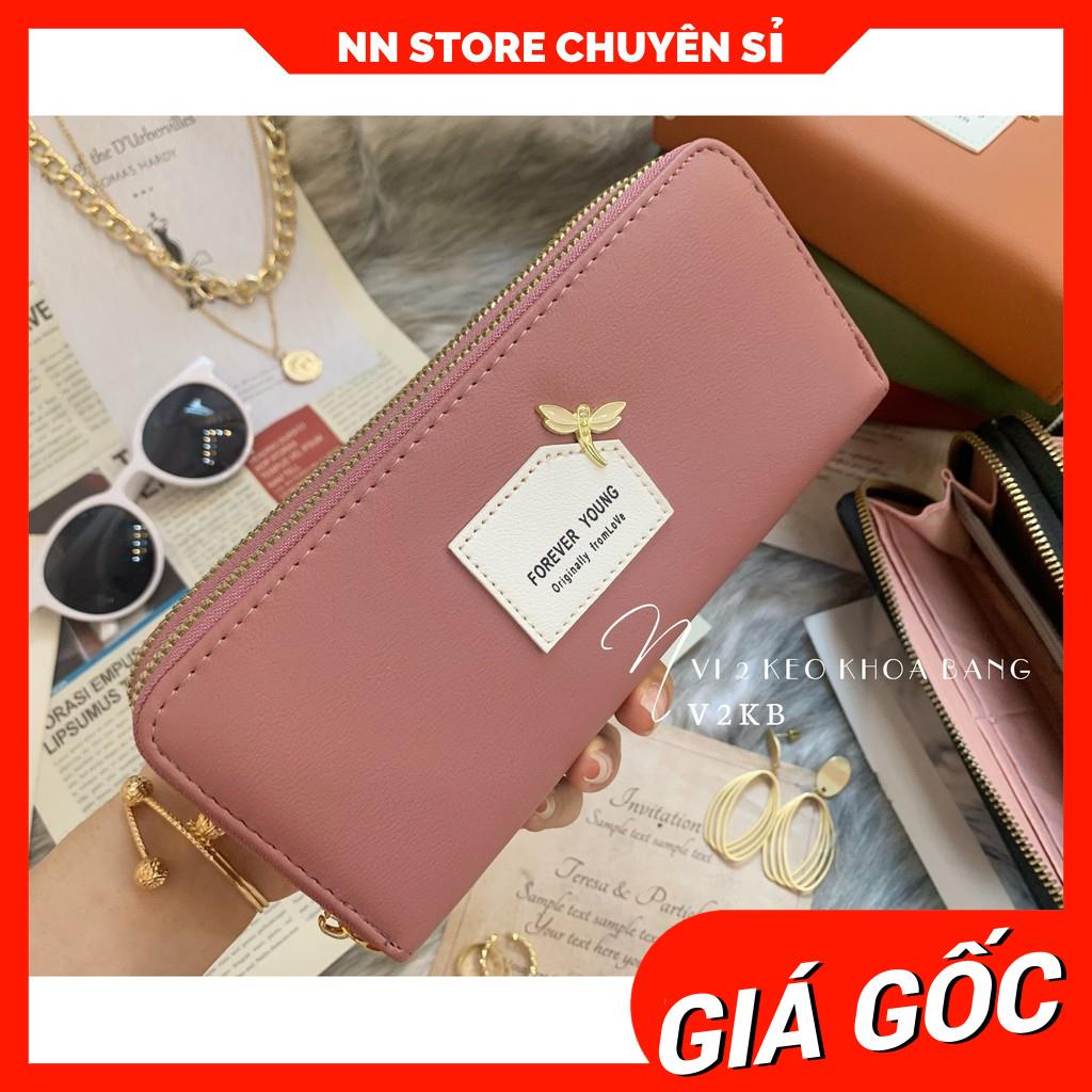 VÍ 2 KÉO LOGO CHUỒN CHUỒN XINH XẮN V1KB - 159 ⚡FREESHIP⚡100% ẢNH THẬT⚡ NN CHUYÊN SỈ - NN STORE