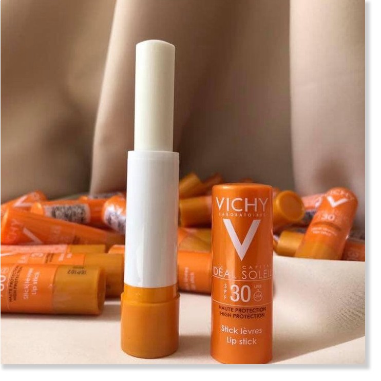 [Mã giảm giá mỹ phẩm chính hãng] Vichy Ideal Soleil Lip Stich Spf 30 - Chống Nắng Dạng Thỏi Cho Môi Và Vùng Da Nhạy Cảm