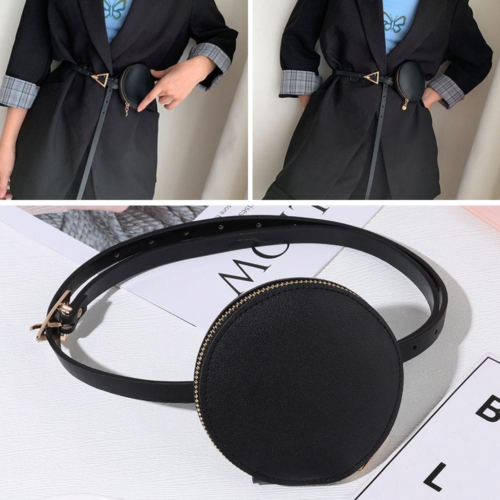 Túi Đeo Hông Bằng Da PU Mỏng Đựng Điện Thoại Thời Trang Phong Cách Châu Âu