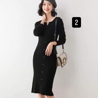 Váy len nữ phong cách Hàn Quốc