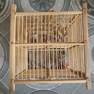 Lồng bẫy chim 4 cửa tre