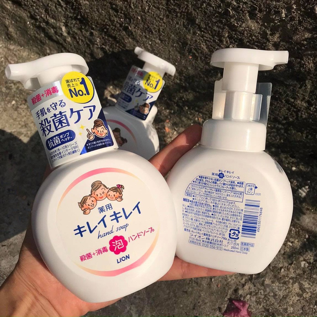 Nước Rửa Tay Tạo Bọt Lion Nhật Bản - Gel Rửa Tay