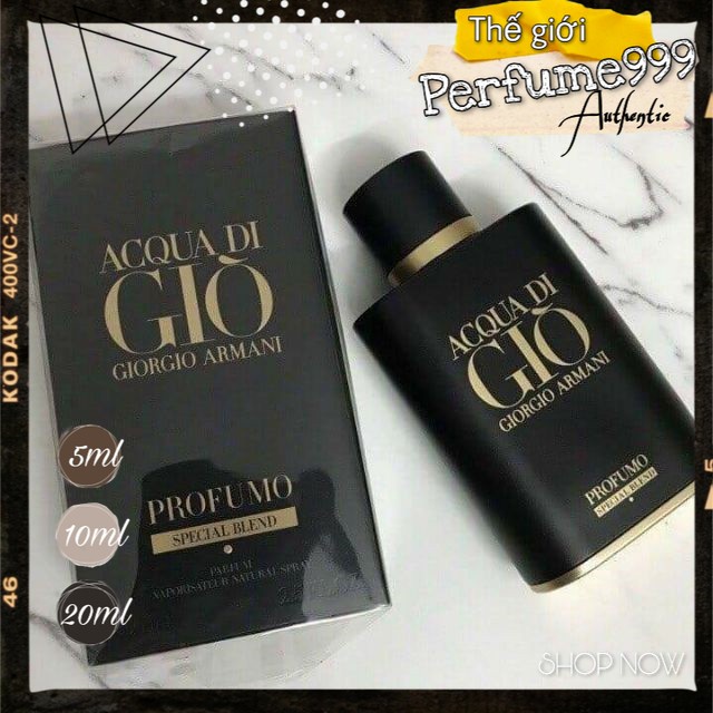 Nước hoa chính hãng Giò Profumo Special Blend Test 5ml/10ml/20ml