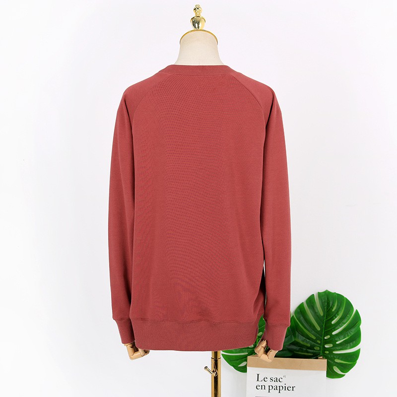 Áo Khoác Sweater Cổ Tròn Dáng Rộng In Hình Hoàng Tử Duplick Và Trái Tim Dễ Thương