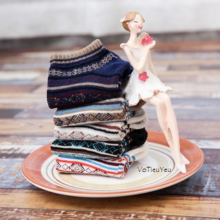 Combo 5 Đôi Vớ Thổ Cẩm Siêu Chất