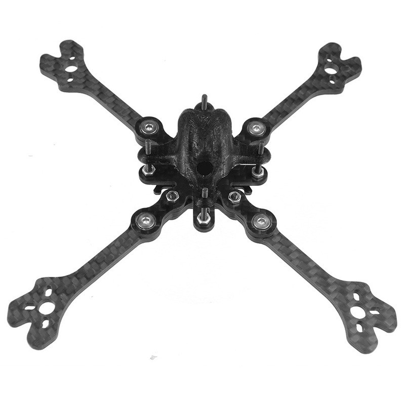 High Quality Keel135 Carbon Fiber Kit for FPV Racing Drone Kit 3Inch Blades Black