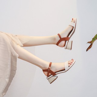 Giày sandal gót vuông 3p RF -  CG-0357